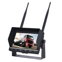 Wireless 2.4GHz 7inch Digital LCD Screen Car Monitor Built-in Receiver for Truck Trailer Bus